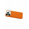 Apple iPhone 17 Pro Nano içi Kadife Silikon - Turuncu