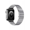 Apple Watch 38mm KR404 Huks Kordon - Gümüş