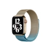 Apple Watch 38mm Metal Mıknatıslı Kordon - Metalik Gold-Mavi