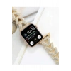 Apple Watch 38mm Node Taşlı Kordon - Siyah