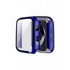 Apple Watch 41mm Camlı Kasa Ekran Koruyucu - Lacivert