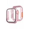 Apple Watch 41mm Watch 49mm Kasa Dönüştürücü ve Ekran Koruyucu - Rose Gold