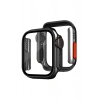 Apple Watch 41mm Watch 49mm Kasa Dönüştürücü ve Ekran Koruyucu - Siyah
