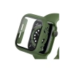 Apple Watch 42mm Camlı Kasa Ekran Koruyucu - Koyu Yeşil