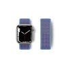 Apple Watch 42mm Hasırlı Cırtcırtlı Kordon - Mor