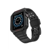 Apple Watch 42mm KR401 Silikon Kordon - Siyah