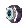 Apple Watch 42mm KR412 Elegance Stylısh Kordon - Derin Mor
