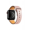 Apple Watch 42mm KR415 Luaz Deri Kordon - Pembe