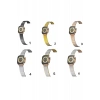 Apple Watch 42mm Made Metal Kordon - Gümüş-Gold