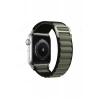 Apple Watch 42mm Mountain Kordon - Siyah-Yeşil