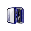 Apple Watch 45mm Camlı Kasa Ekran Koruyucu - Lacivert