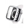 Apple Watch Ultra 49mm Camlı Kasa Ekran Koruyucu - Gümüş