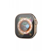 Apple Watch Ultra 49mm Legend Camlı Kasa Ekran Koruyucu - Siyah-Gold