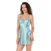 Aqua Saten Gecelik