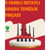 Araç İçi Detaylı Temizlik Seti-araba Jant Ve İç Yüzey Temizlik Fırçaları