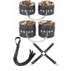 Deri Leoparlı 4lü Harness Set