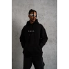 Astronot Baskılı Kapüşonlu Sweat - Siyah -