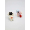 Astronot Hamur Küpe - ÇOK RENKLİ