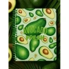 Avokado Fresh Temalı Spiral Kareli Defter – 80 Yaprak / 160 Sayfa – 18x24 cm