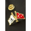 Ay Yıldız Atatürk İmzalı Yaka Rozet