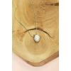 Aytaşı Doğal Taşı Zincirli El Yapımı Kolye Uç: 2 cm Zincir: 20 cm Kutulu