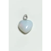Aytaşı Kalpli Doğaltaş Kolye Ucu Küçük 1,5 cm
