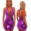 B100711 Fantazi Lame Mini Elbise