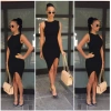 B101209 Asimetrik Kesim Elbise