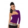 B101432 Pul Payet Aksesuarlı Bluz