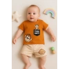 Babydonat Maymun Desenli 2li Erkek Bebek Takım