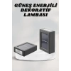 Bahçe Aydınlatması Solar Güneş Enerjili Dekoratik Led Işıklı Lamba