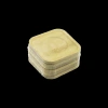 Bambu Ahşap Kare Çay Tabağı 9.7x9.7 cm - 6lı Set