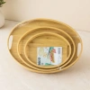 Bambu Ahşap Oval Tepsi 3 Boy