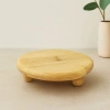 Bambu Sunum Tabağı Ayaklı 11x11 cm