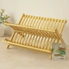 Bambu Tezgah Üstü Bulaşıklık ve Tabaklık 46x33 cm