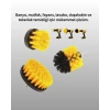Banyo Ve Mutfak İçin Matkap Ucu Temizlik Fırçası 3’lü Set