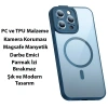 Baseus Frame Series İphone 14 Pro Max 6.7 Kamera Koruyuculu Magsafe Kılıf + Tempered Ekran Koruyucu