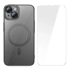 Baseus Glitter İphone 14 Plus 6.7 Magsafe Silikon Kılıf + Tempered Ekran Koruyucu Set