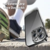 Baseus Glitter İphone 14 Pro 6.1 Renkli Kenar Silikon Kılıf + Tempered Ekran Koruyucu Set