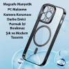 Baseus Glitter İphone 14 Pro Max 6.7 Magsafe Silikon Kılıf + Tempered Ekran Koruyucu Set