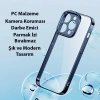 Baseus Glitter İphone 14 Pro Max 6.7 Renkli Kenar Silikon Kılıf + Tempered Ekran Koruyucu Set
