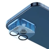 Baseus İphone 12 6.1 3d Full Kaplama Kamera Koruyucu Cam 2 Adet Set-(5775)