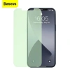 Baseus İphone 12 Mini 0.15mm Full Tempered Cam Ekran Koruyucu 2set Anti-bluelight