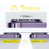Baseus İphone 15/15 Plus İçin Crystal Serisi Hd Cam Kamera Koruyucu 2 Adet Set