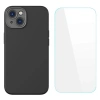 Baseus Liquid Silica Gel İphone 14 6.1 Silikon Kılıf + Tempered Ekran Koruyucu Set