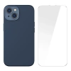 Baseus Liquid Silica Gel İphone 14 Plus 6.7 Magsafe Silikon Kılıf + Tempered Ekran Koruyucu Set