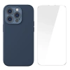 Baseus Liquid Silica Gel İphone 14 Pro 6.1 Magsafe Silikon Kılıf + Tempered Ekran Koruyucu Set