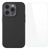 Baseus Liquid Silica İphone 14 Pro Silikon Kılıf + Tempered Ekran Koruyucu Set