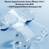 Baseus Superceramic Series İphone 14 Plus 6.7 Koruyucu Cam Kılıf+full Tempered Ekran Koruyucu Set