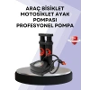 Basınç Saatli Ayak Pompası Bisiklet Ve Araç Uyumlu